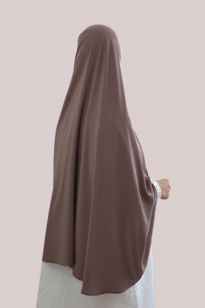 Lightweight Khimar Brown Taupe