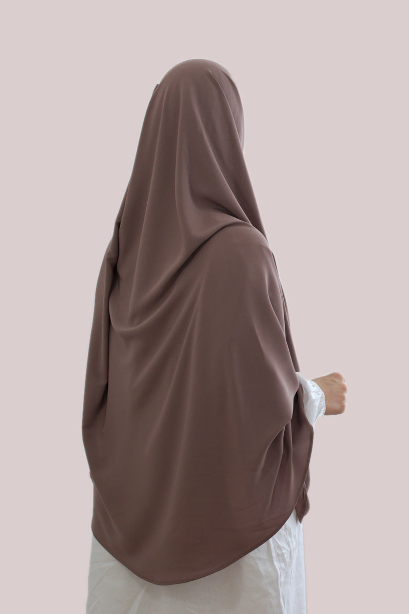 Lightweight Khimar Brown Taupe