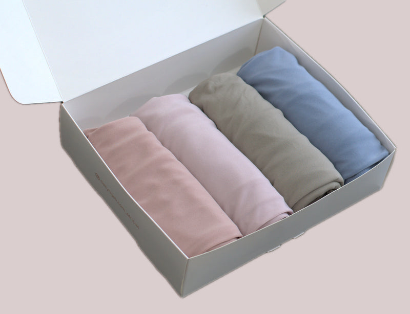 Giftset lightweight premium jersey Pastel colors